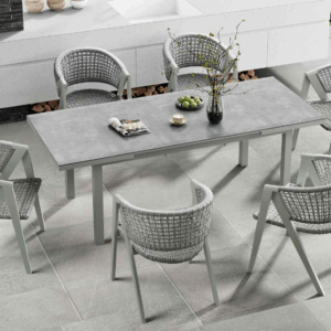 Curved walnut monitor stand