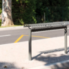 Narrow seat guardrail