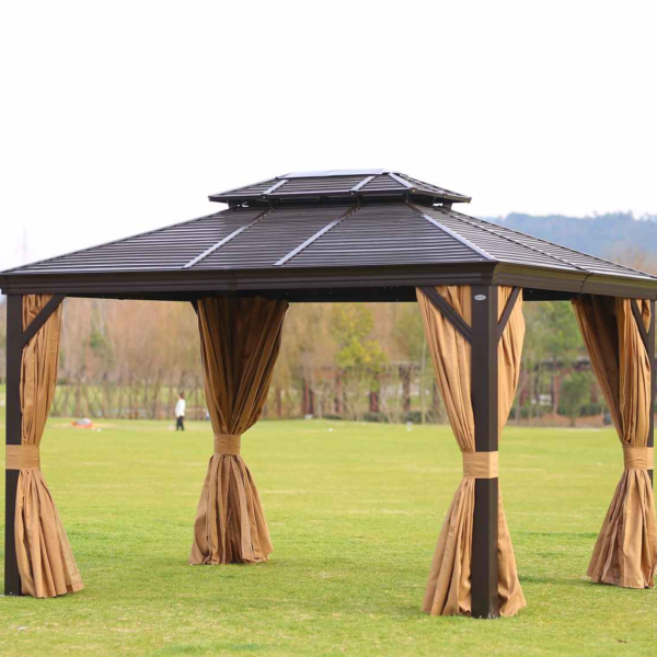 Gold galvanized tent