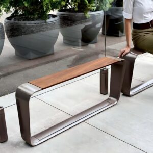 Commercial Street Two-Way Bench