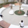 Fiberglass Pebble Seating Organic Shaped for Art Gallery | Commercial Grade - Image 4