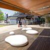 Fiberglass Pebble Seating Organic Shaped for Art Gallery | Commercial Grade - Image 2