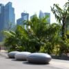 Fiberglass Pebble Seating Organic Shaped for Shopping Mall | Commercial Grade - Image 2