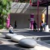 Fiberglass Pebble Seating Organic Shaped for Shopping Mall | Commercial Grade - Image 3