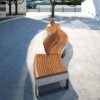 Curved Modular Public Bench for Tree Surround | Commercial Grade - Image 2