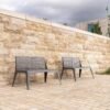 Modern Aluminum Garden Bench Laser Cut for Luxury Resort | Contract Grade - Image 4