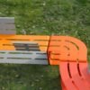 Modular Metal Public Bench Powder Coated for School Playground | Creative Urban Seating - Image 4