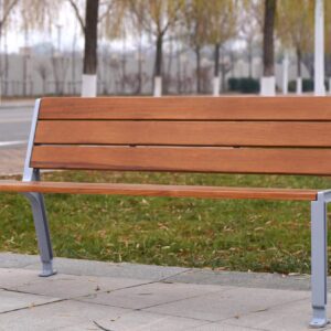 Cast iron edge bench