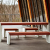Modern Concrete Bar Table Set for Resort Patio | Commercial Grade - Image 2