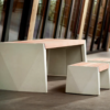 Modern Concrete Bar Table Set for Resort Patio | Commercial Grade - Image 5