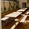 Complete set of picnic tables and chairs - Image 3