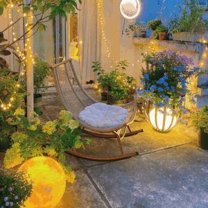 Pillow Moon Rocking Chair CL2213