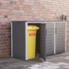 Triple Metal Wheelie Bin Stores for Urban Streetscapes — Industrial Grade Factory Direct - Image 3