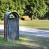Hollow metal trash can - Image 4