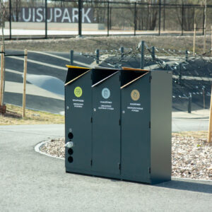 Environmentally friendly classification trash can