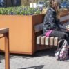 Integrated Commercial Planter with Bench for Urban Landscape Projects — Factory Direct - Image 5