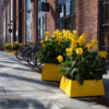 Slanted Cube Flower Pot - Image 3