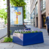 Slanted Cube Flower Pot - Image 4