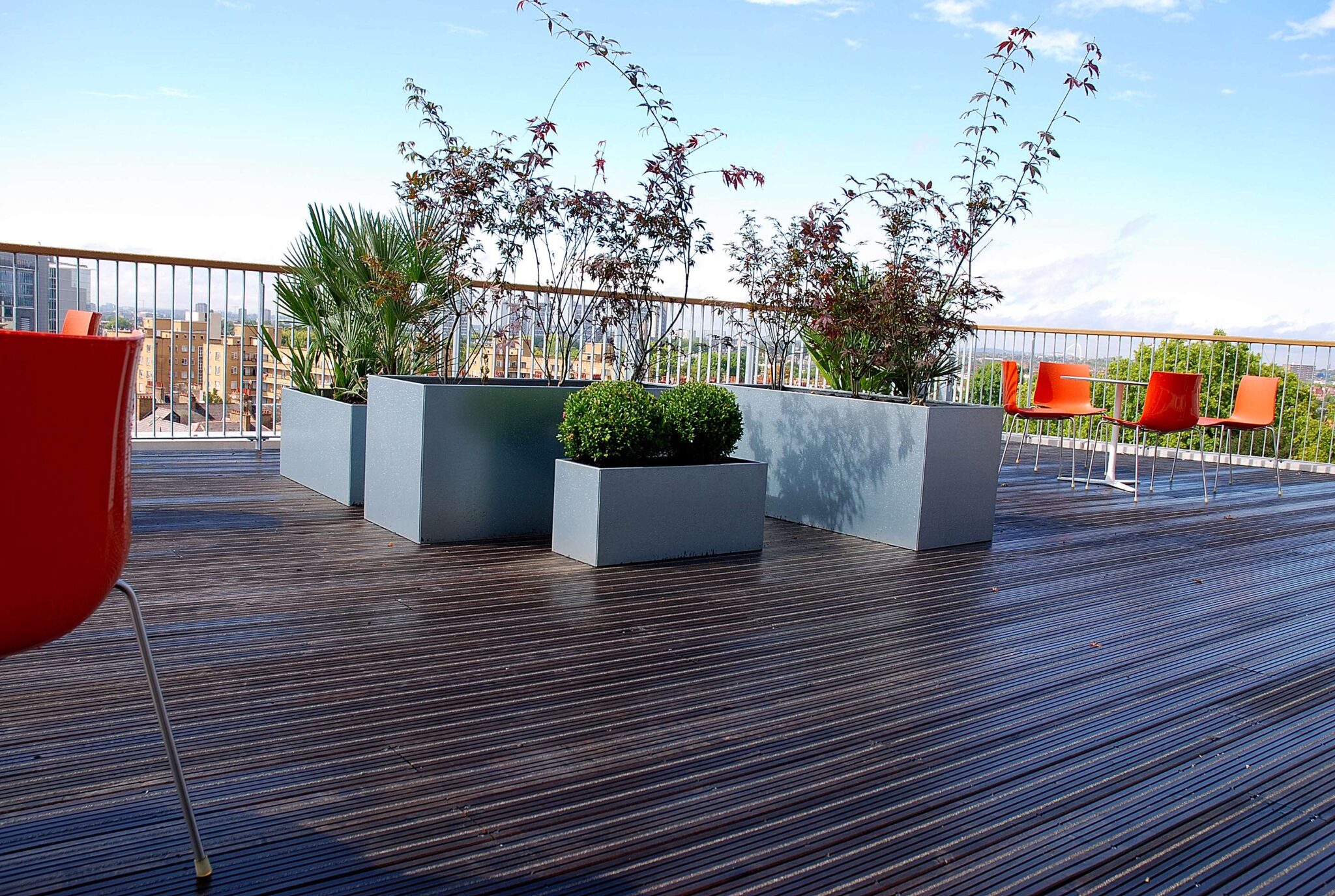 Industrial Metal Commercial Outdoor Planters for Urban Landscape Projects — Factory Direct - Image 2