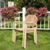 Commercial Rattan Patio Chairs with Hand-Woven Rope — Designer Hospitality Furniture - Image 3