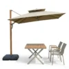 Skent Double-top Mid-Roman Umbrella-Wood Grain