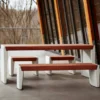 Modern Concrete Bar Table Set for Resort Patio | Commercial Grade
