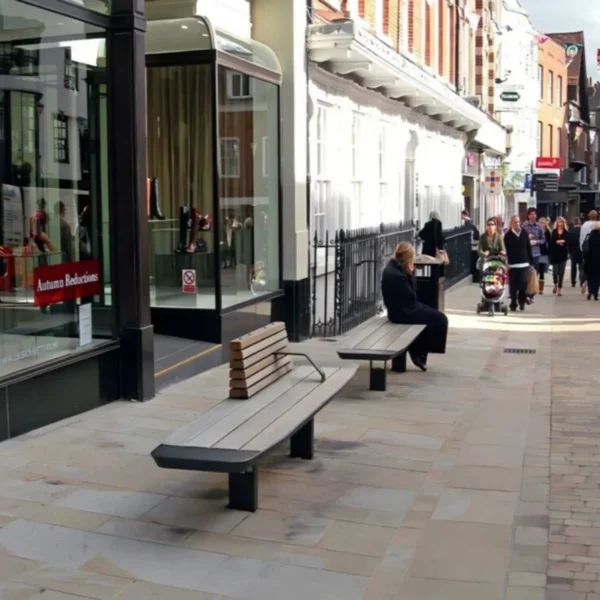 Modern Urban Street Seating Wholesale for Commercial Pedestrian | Contract Grade