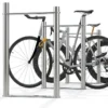 Cylindrical Stainless Steel Bicycle Rack