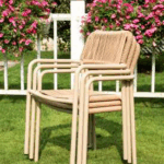 Peach Creek Woven Rattan Chair - Image 4