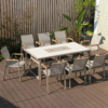 Commercial Wood Grain Sintered Stone Outdoor Table — Industrial Grade Factory Direct - Image 2