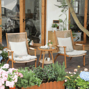 Wood Grain Manzanita lounge chair