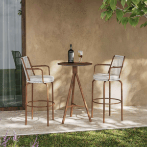 Rustic style tables and chairs