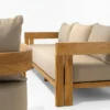 4-piece Teak Outdoor Sofa Set