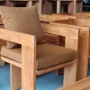 4-piece Teak Outdoor Sofa Set - Image 3