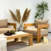 4-piece Teak Outdoor Sofa Set - Image 6