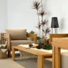 4-piece Teak Outdoor Sofa Set - Image 4
