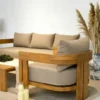 4-piece Teak Outdoor Sofa Set - Image 2