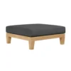Outdoor Teak Sofa With Ottoman- 4 Seat - Image 13