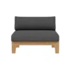 Outdoor Teak Sofa With Ottoman- 4 Seat - Image 8