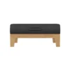 Outdoor Teak Sofa With Ottoman- 4 Seat - Image 14