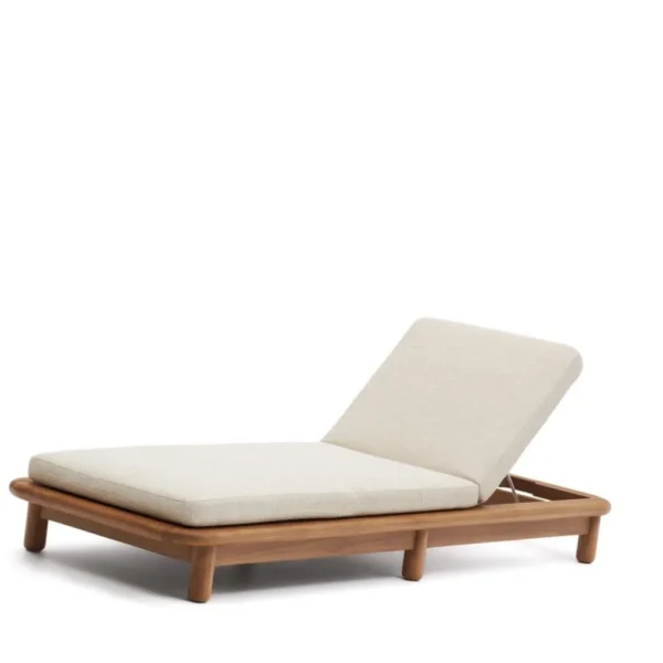 Adjustable Teak Sun Lounger