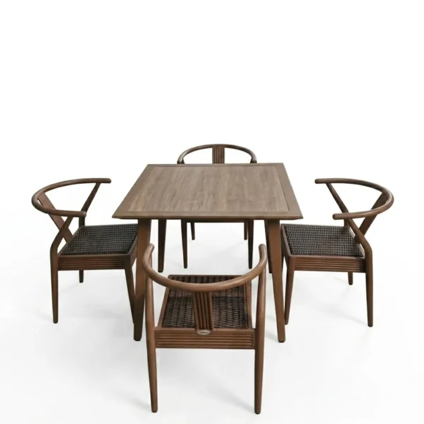 Commercial Bistro Furniture Wholesale | Aluminum Dining Set Bulk
