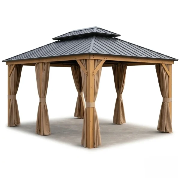 Hardtop Aluminum Gazebo Wholesale | Commercial Grade