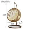 Outdoor Hanging Chair with Stand Bulk | Factory-Direct - Image 3