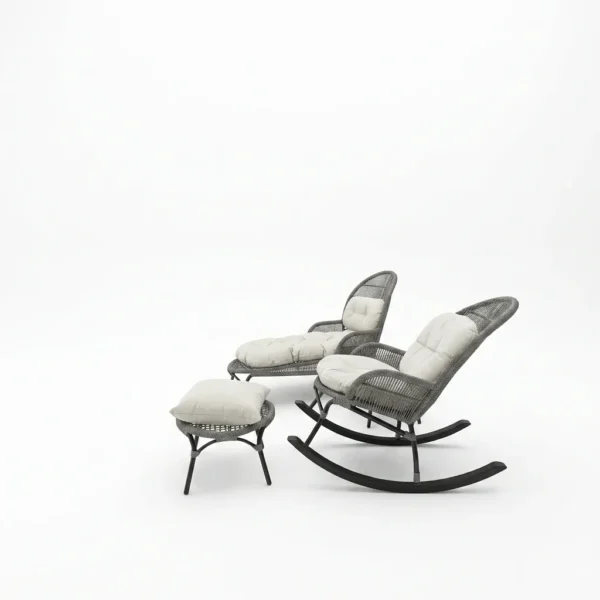 Outdoor Wicker Rocking Chairs Bulk | Factory-Direct