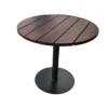 Round Teak Bistro Table with Pedestal Base | Wholesale Factory