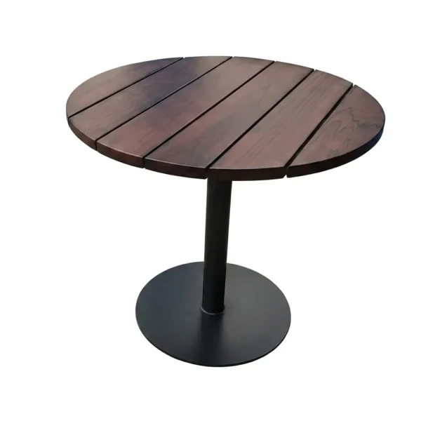 Round Teak Bistro Table with Pedestal Base | Wholesale Factory