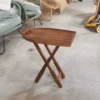 Teak Folding Side Table | Wholesale Factory Direct - Image 3