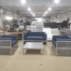 Modern Aluminum Slatted Outdoor Sofa Set | Heavy-Duty B2B Factory Supply - Image 2
