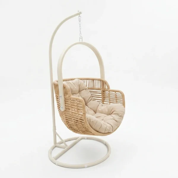 Outdoor Swing Egg Chair with Stand Bulk | Factory-Direct